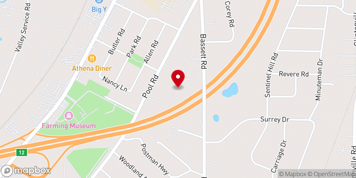 Map showing location of St Barnabas Religious Edu Office