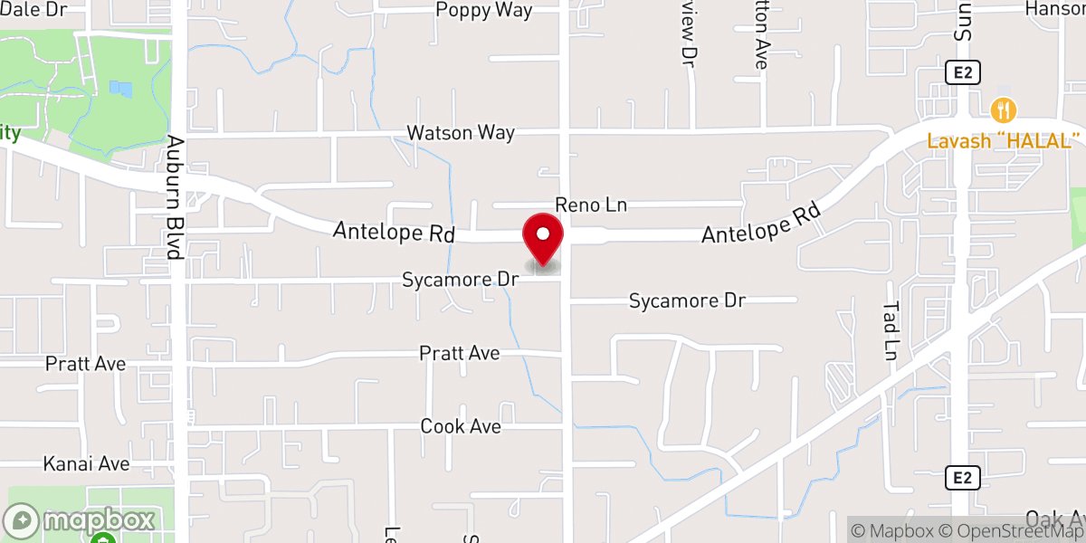 Map showing location of Trinity Missionary Baptist Church
