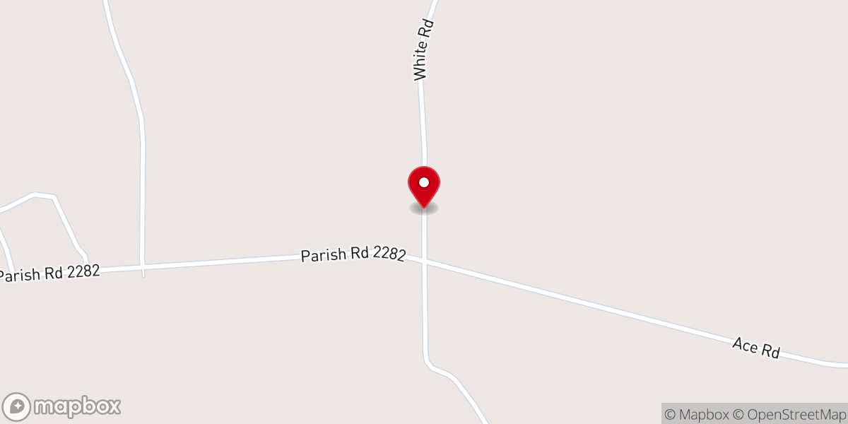 Map showing location of China Grove Baptist Church