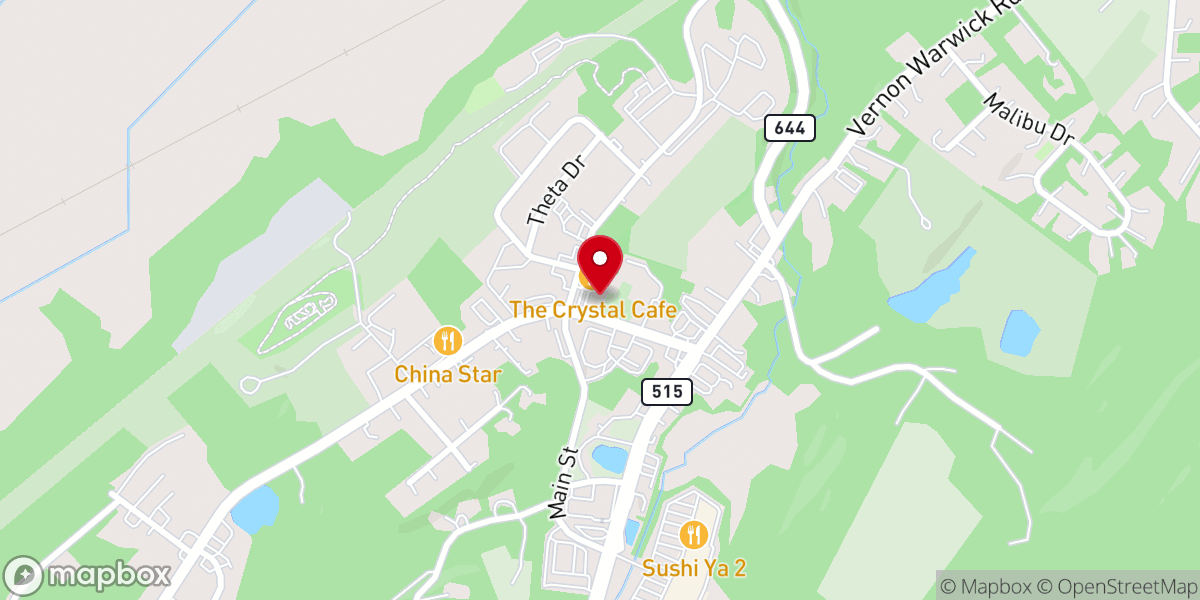Map showing location of Vernon United Methodist Church