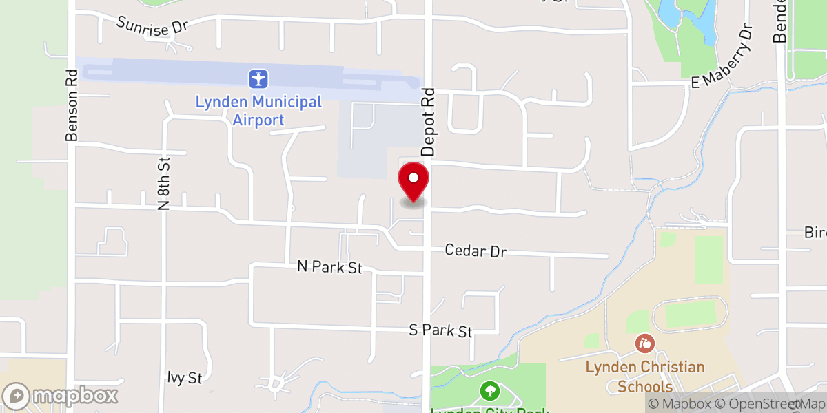 Map showing location of Netherlands Reformed Church