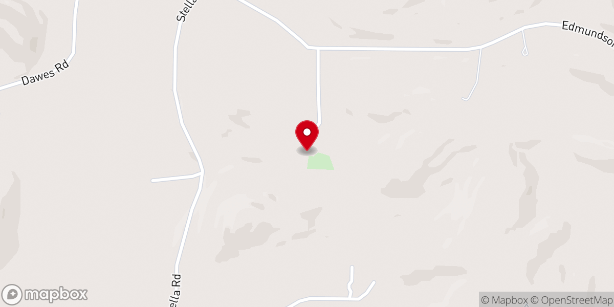 Map showing location of Pleasant Hill Presbyterian Church