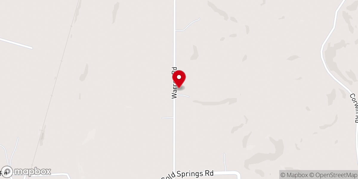 Map showing location of Allen Chapel Church