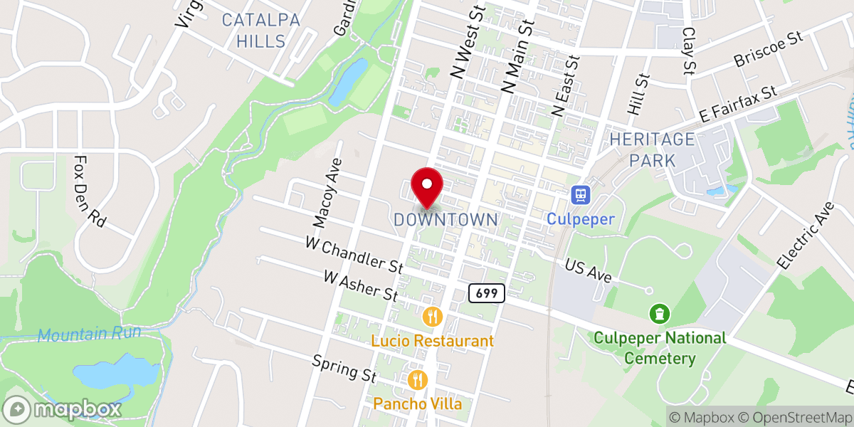 Map showing location of River Community Church