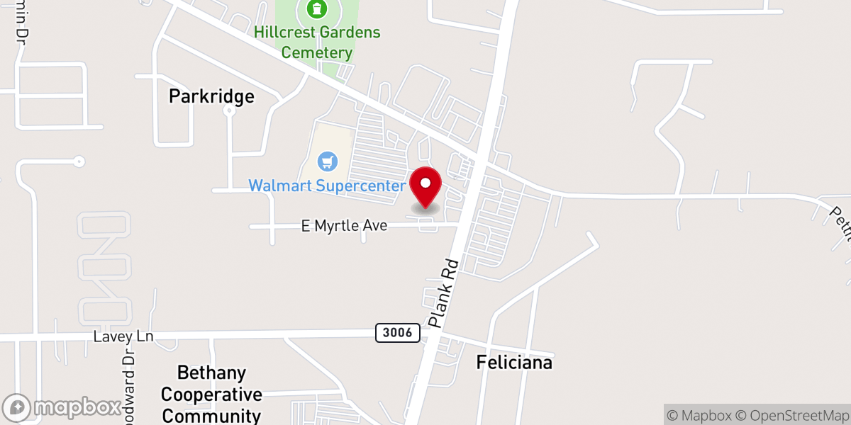 Map showing location of New Covenent Christian Church