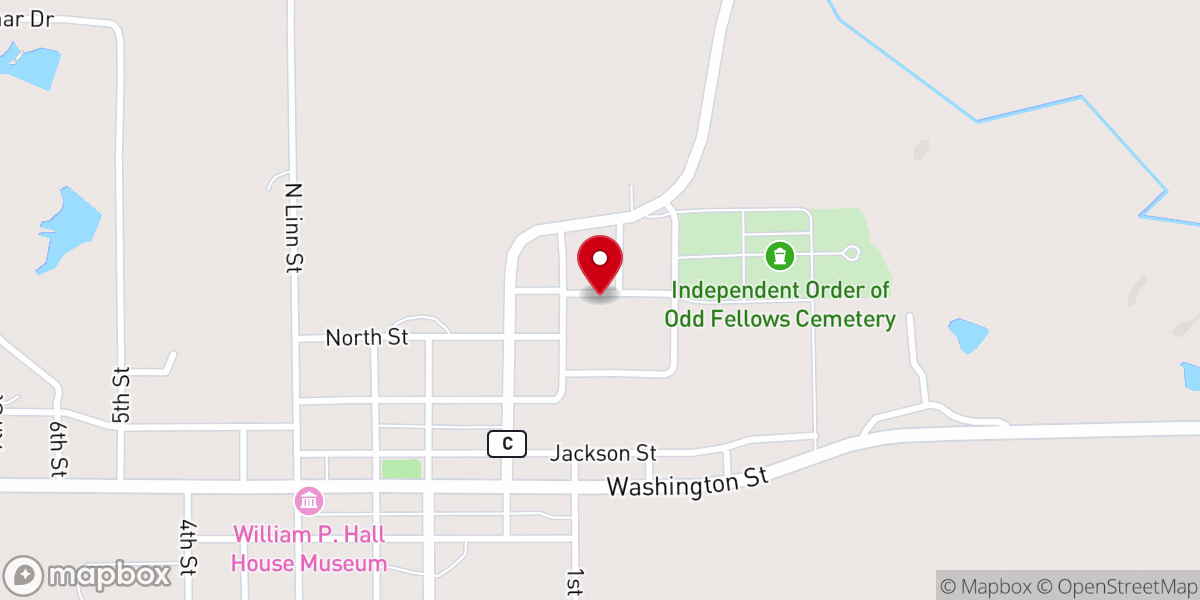 Map showing location of Schuyler County Ministerial Alliance