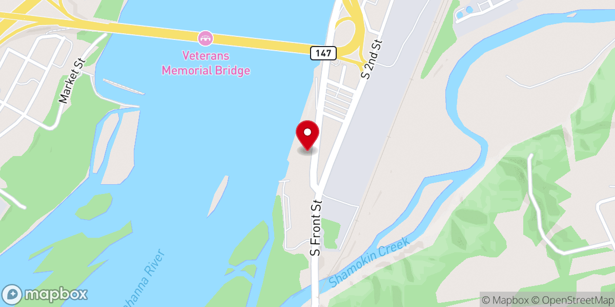 Map showing location of job search for Haven ministry