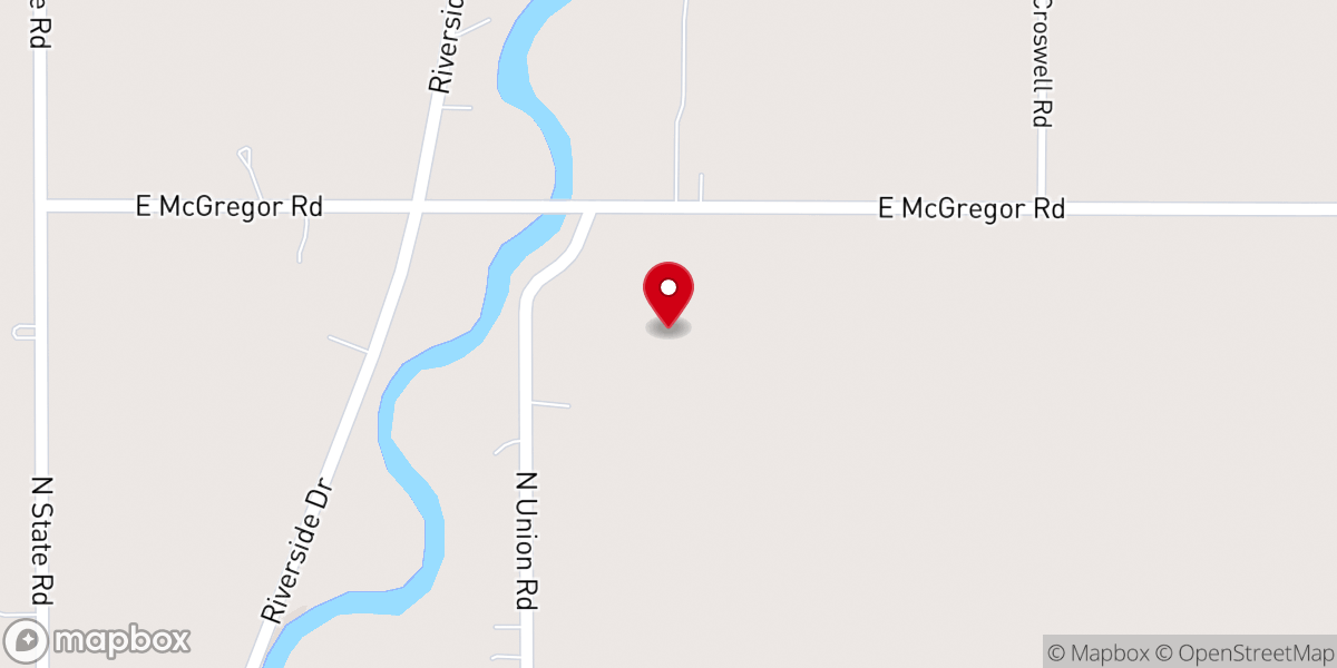 Map showing location of Saint Louis Camp Meeting Association of the Church of God