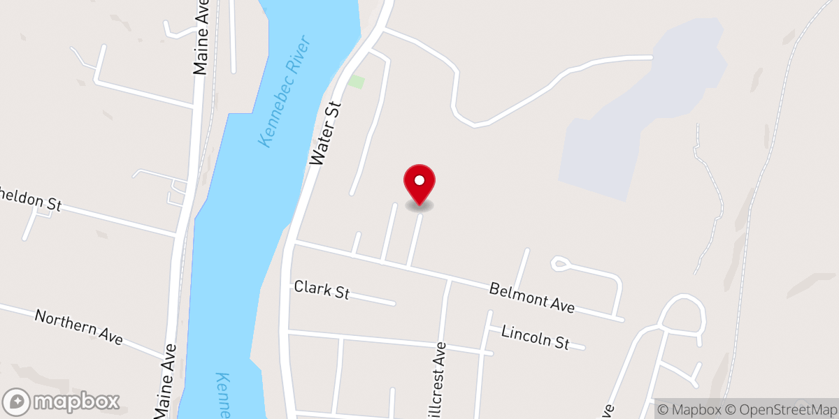 Map showing location of Randolph United Methodist Church