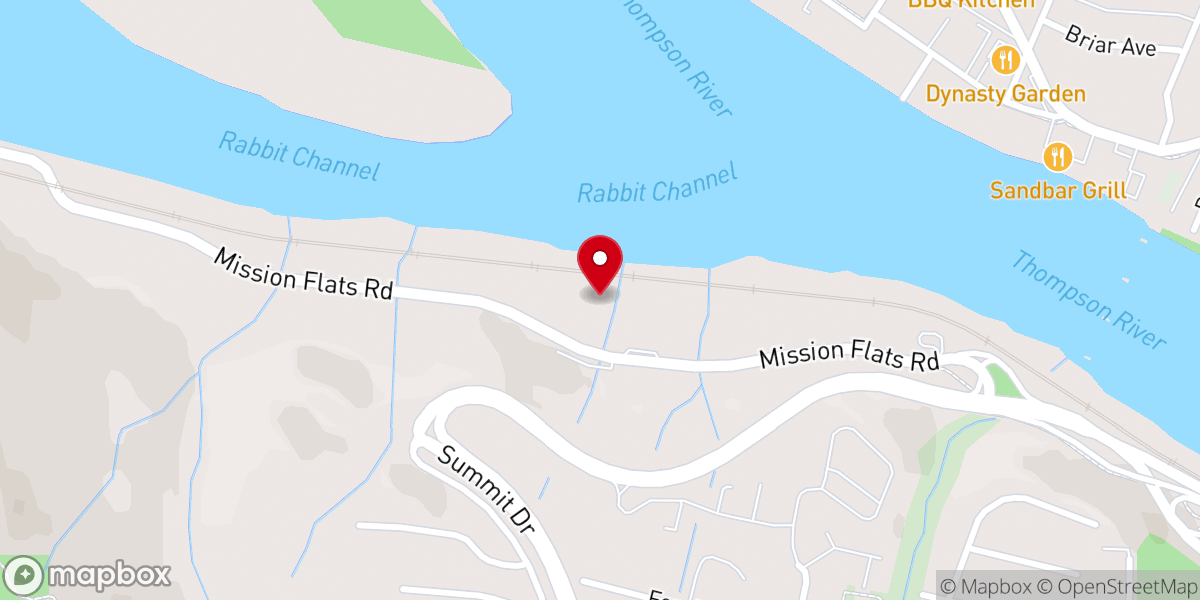 Map showing location of 800 Mission Flats Rd Unit 500