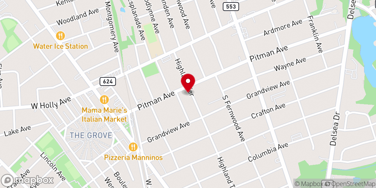 Map showing location of Our Lady, Queen Of Peace Roman Catholic Church