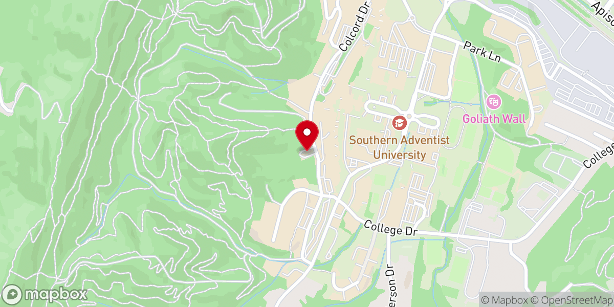 Map showing location of High Point Chinese SDA Church