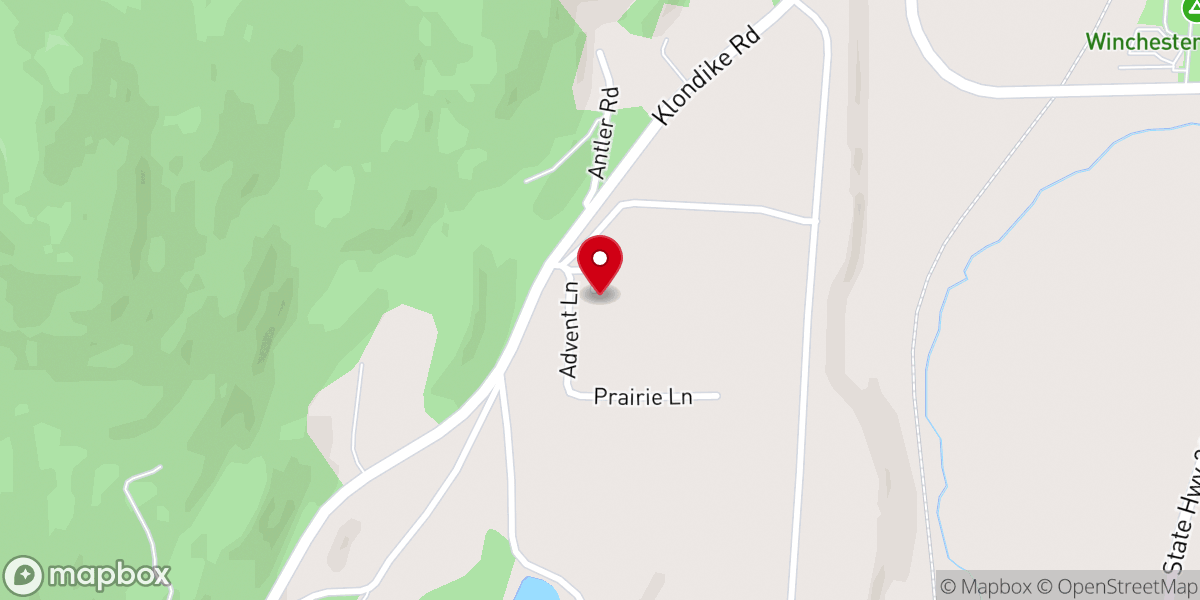 Map showing location of Republic Seventh-day Adventist Church
