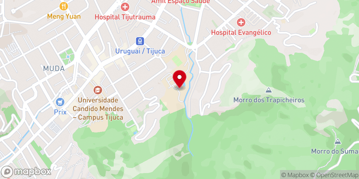 Map showing location of Convenção Batista Brasileira
