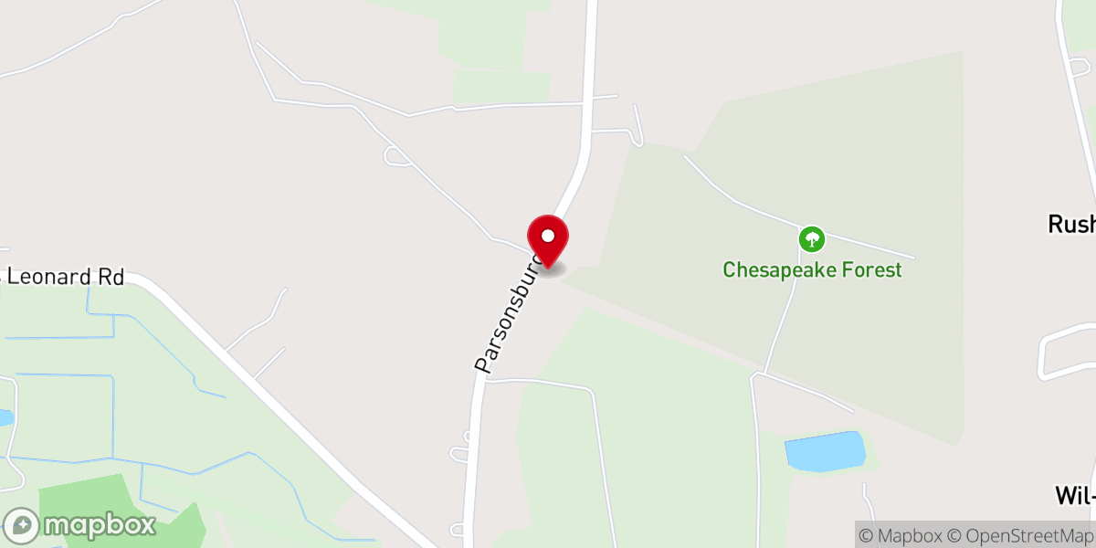 Map showing location of Mt Calvary Holiness Church