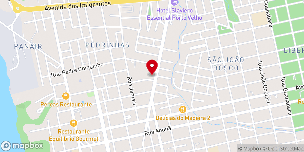 Map showing location of Convenção Batista do Estado de Rondônia