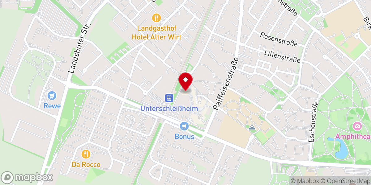 Map showing location of Pfingstgemeinde München