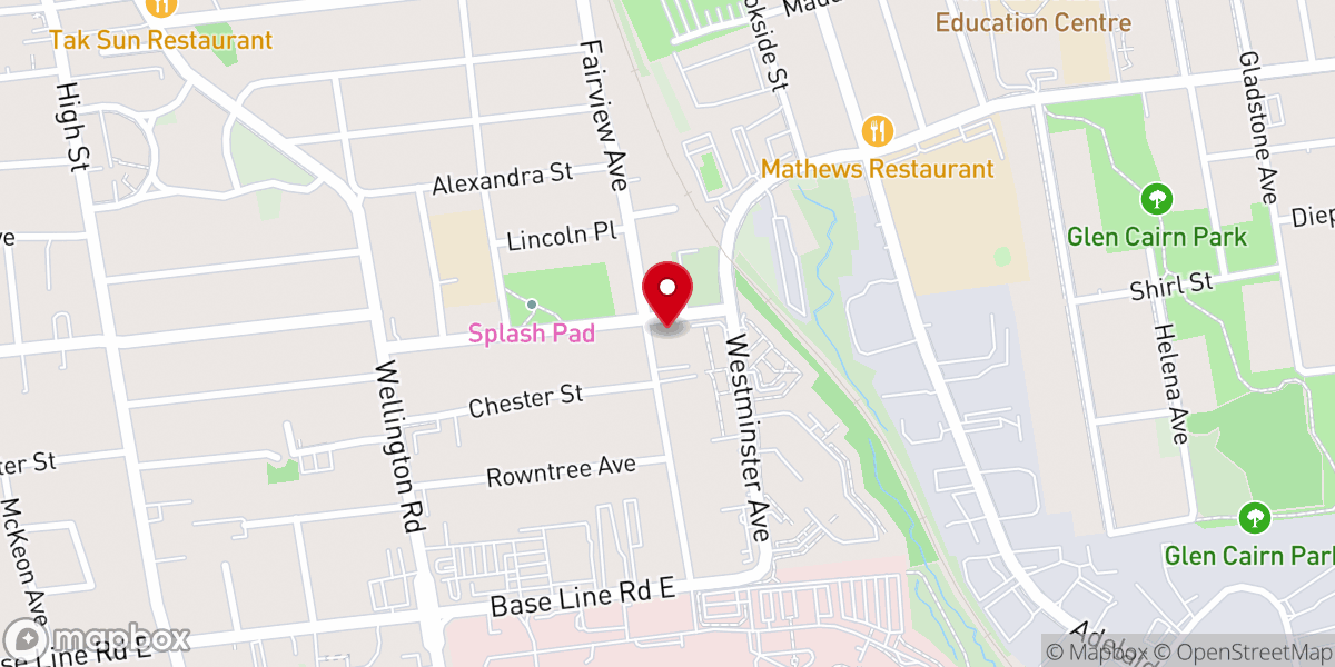 Map showing location of Russian Orthodox Church of Christ The Saviour
