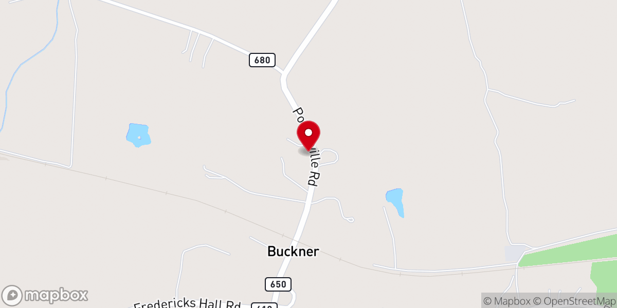 Map showing location of Watch Tower Baptist Church