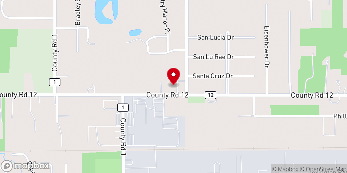 Map showing location of California Road Missionary Church