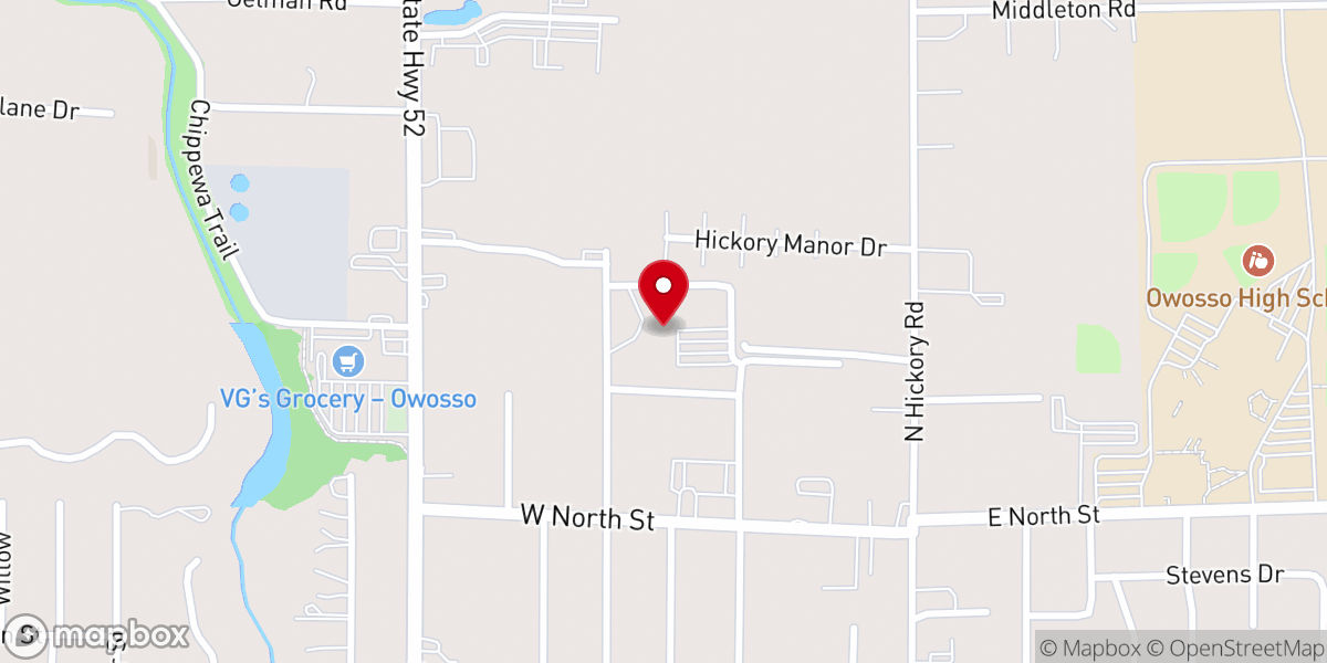 Map showing location of First United Methodist Church