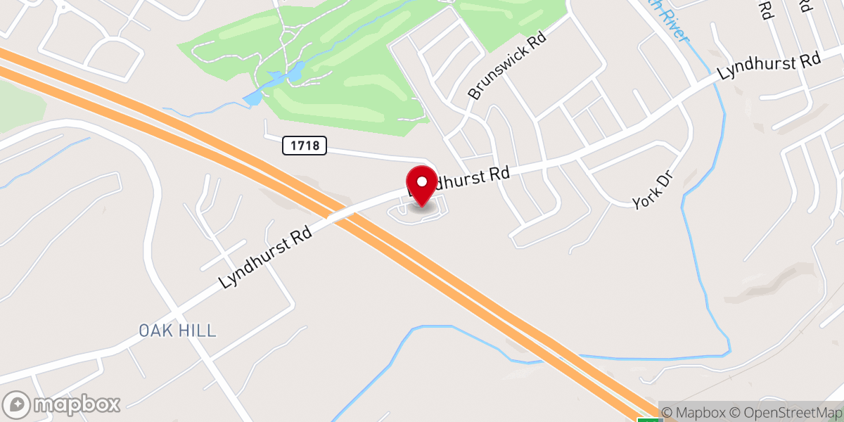 Map showing location of Waynesboro Seventh-day Adventist Church