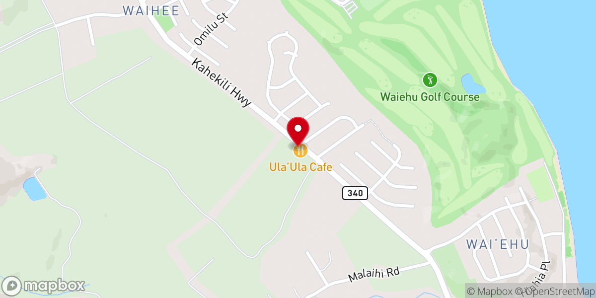 Map showing location of Waiehu Community Church