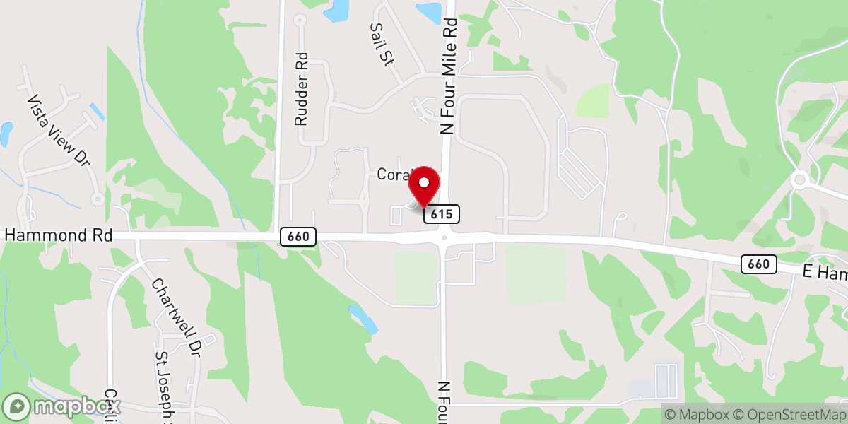 Map showing location of Traverse City Seventh-day Adventist Church