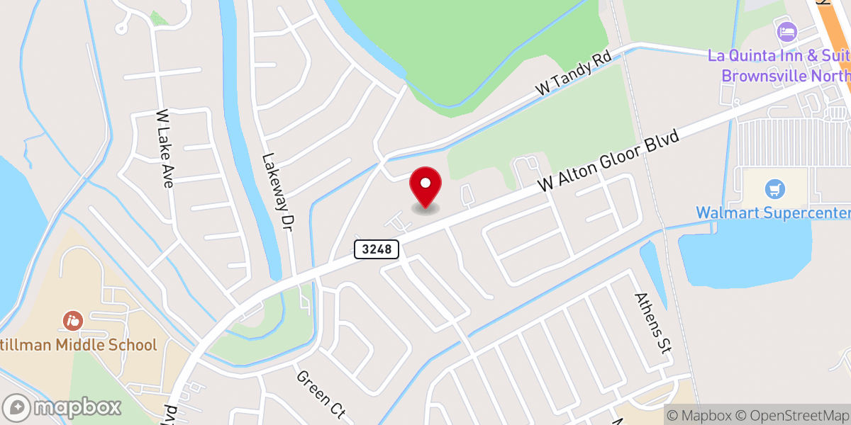 Map showing location of Lifeworks Church of Brownsville Inc