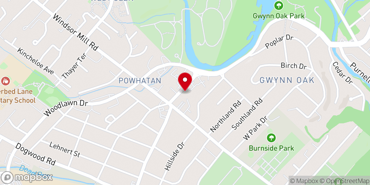 Map showing location of Holy Rock Deliverance Temple