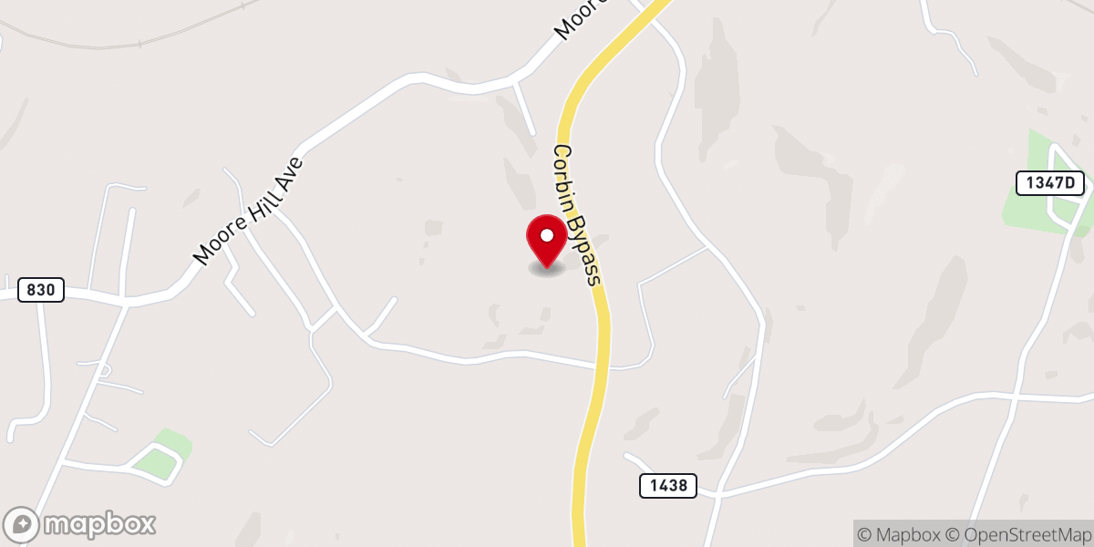 Map showing location of Grace Baptist Church