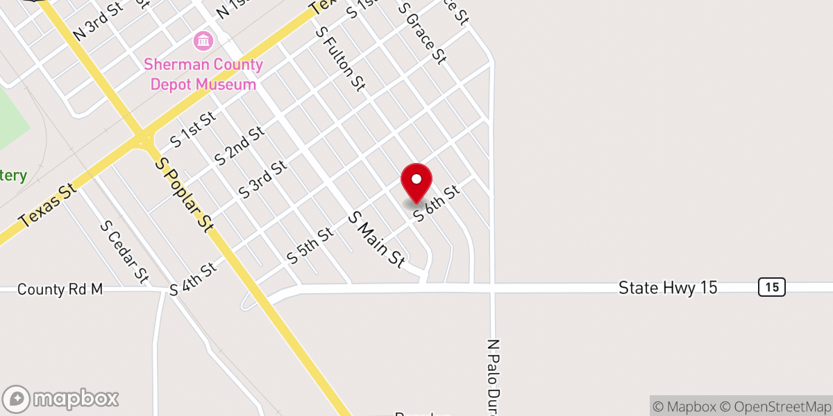 Map showing location of Saint Joseph Catholic Church