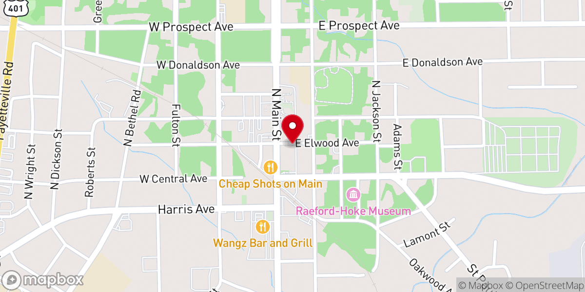 Map showing location of AudaCity Church