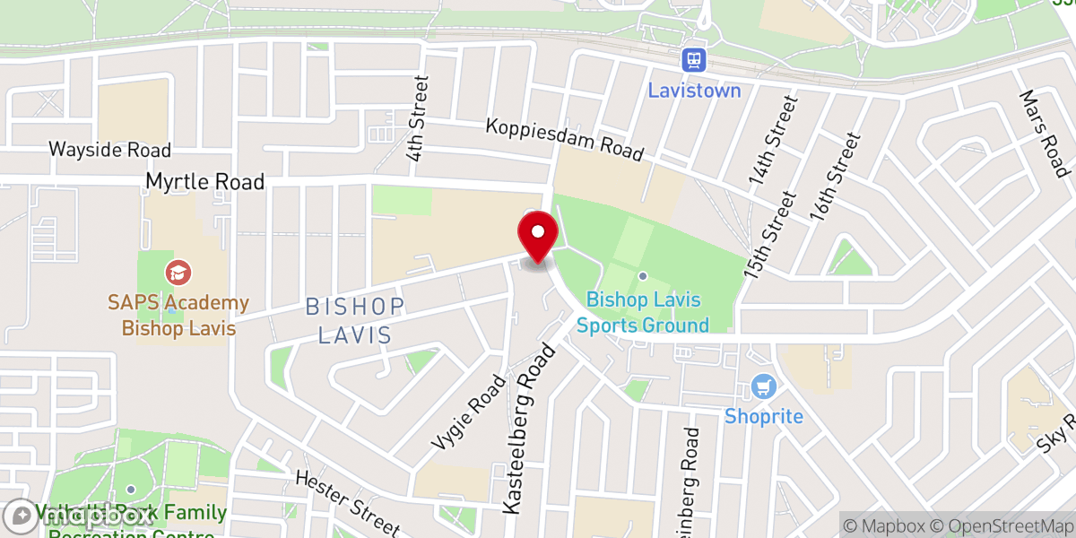 Map showing location of METHODIST CHURCH OF SOUTH AFRICA