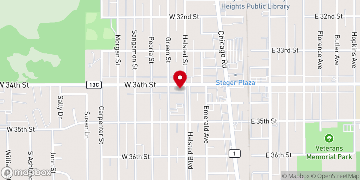 Map showing location of Living Well Christian Church