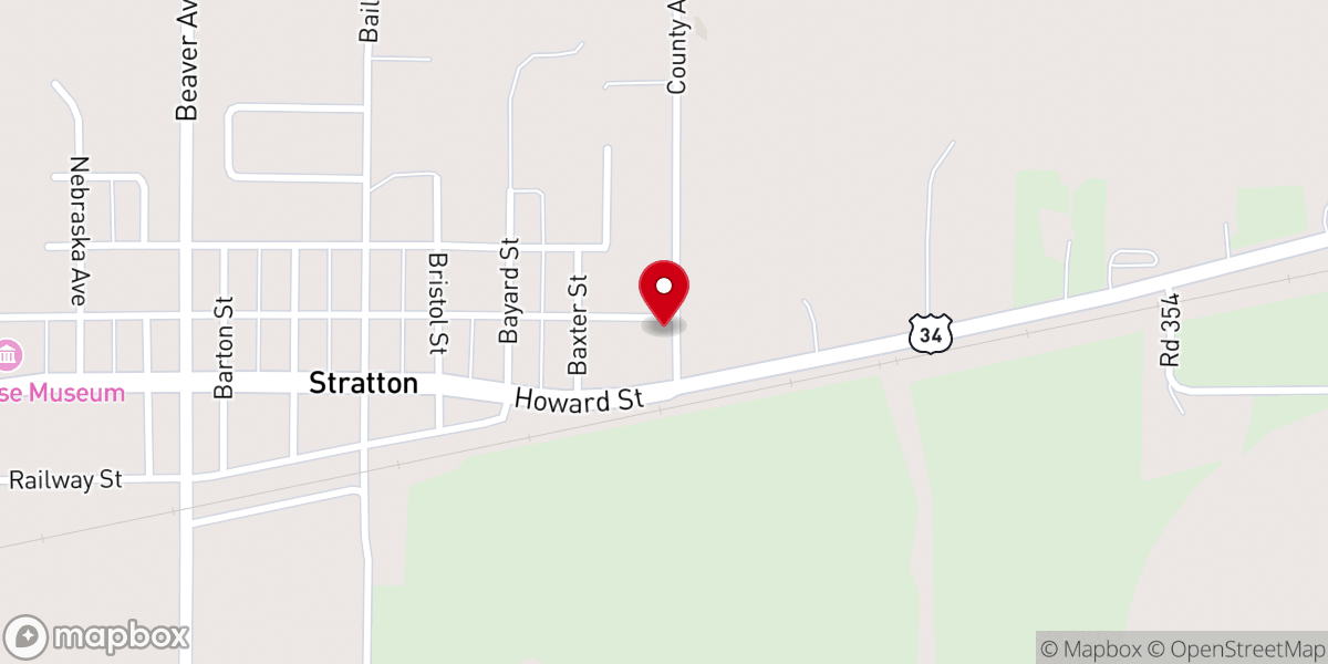 Map showing location of St Joseph Catholic Church