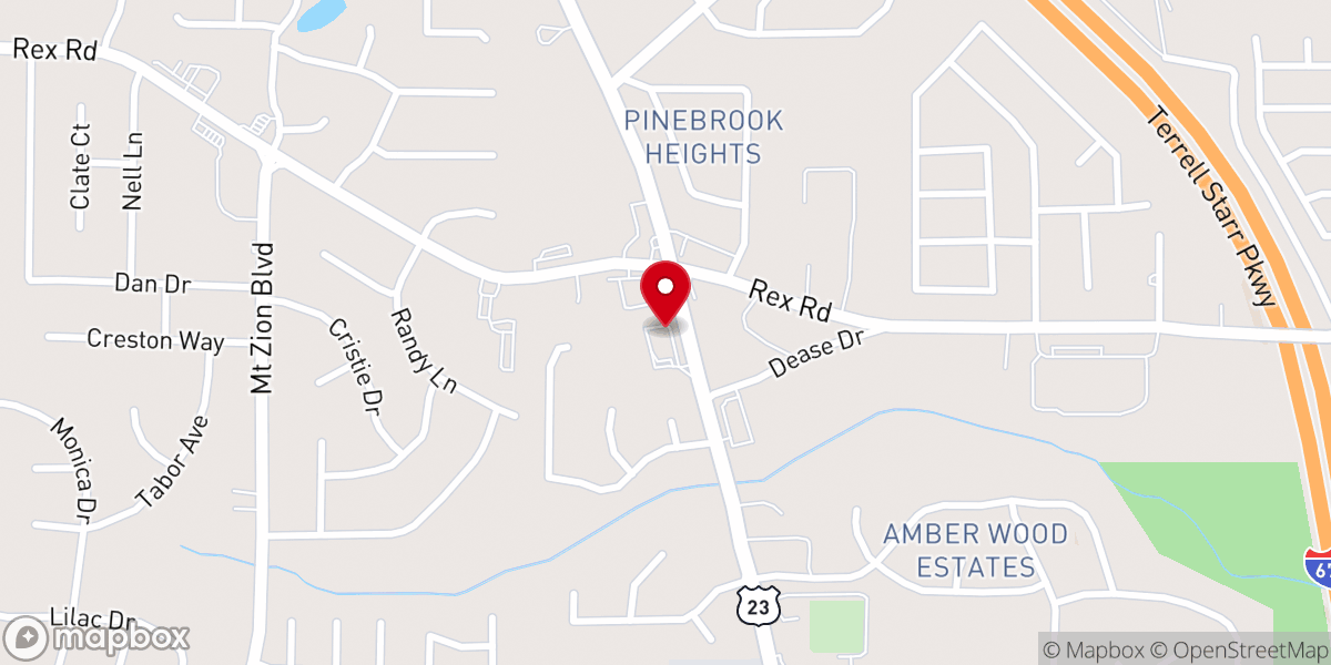 Map showing location of World OverComers Community Church