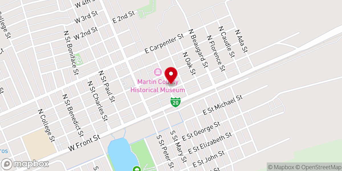 Map showing location of Methodist Activity Center