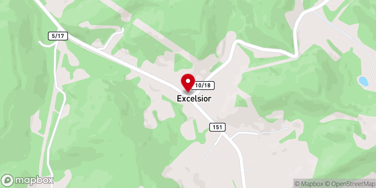 Map showing location of Sand Run Baptist Church