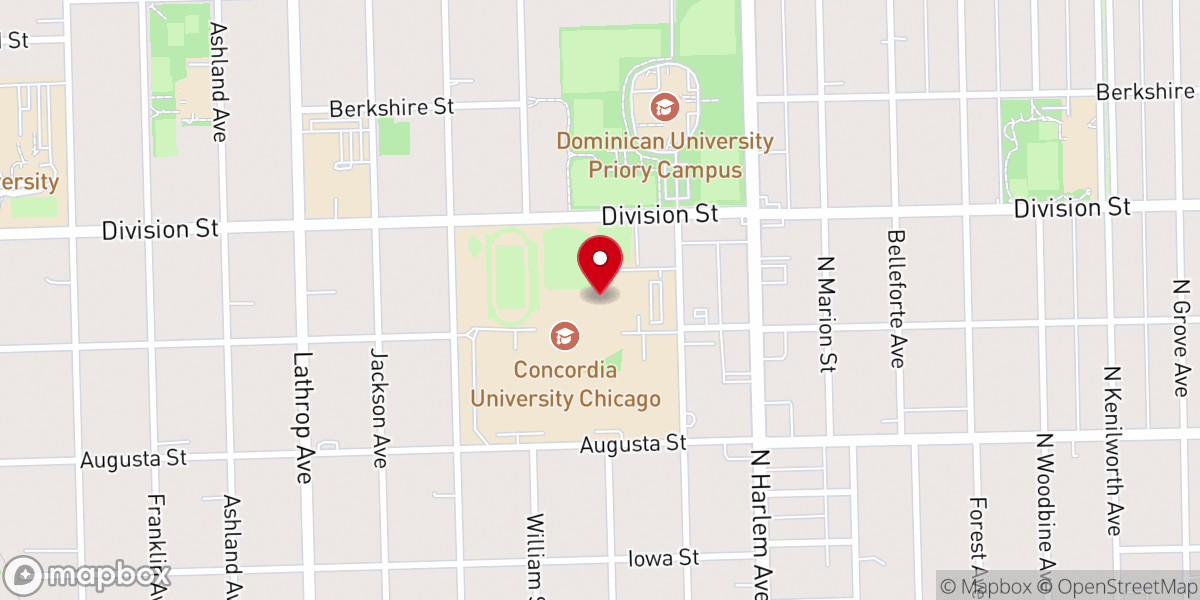 Map showing location of Chapel of Our Lord