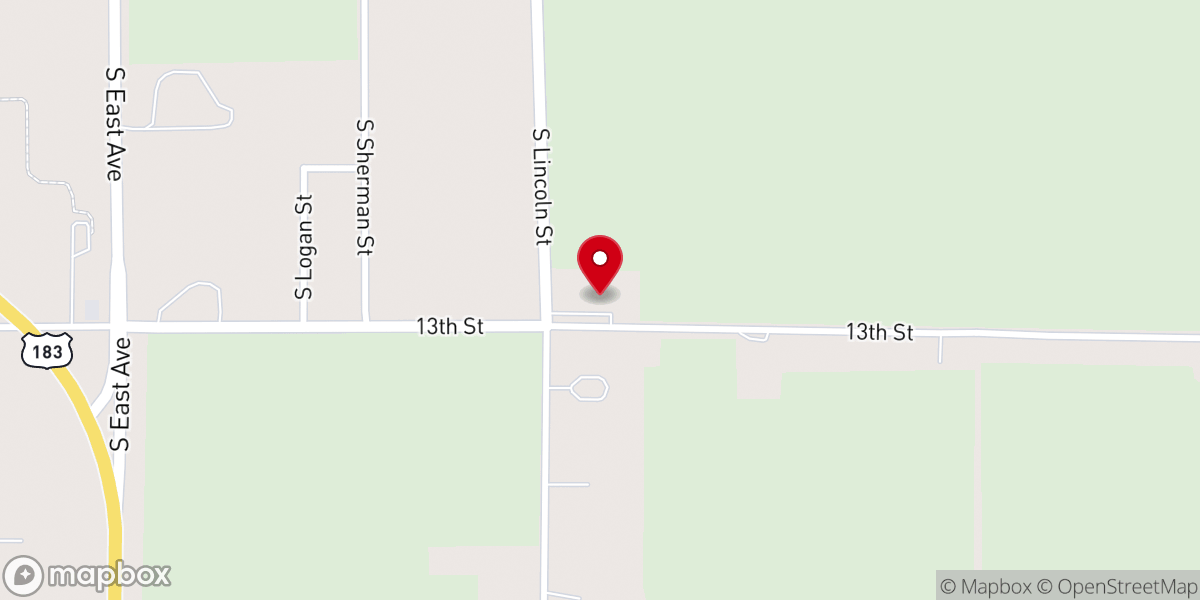 Map showing location of Legacy Christian