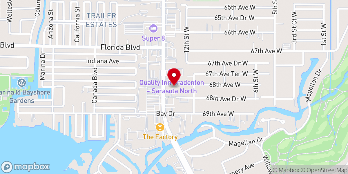 Map showing location of The Tree Apostolic Church