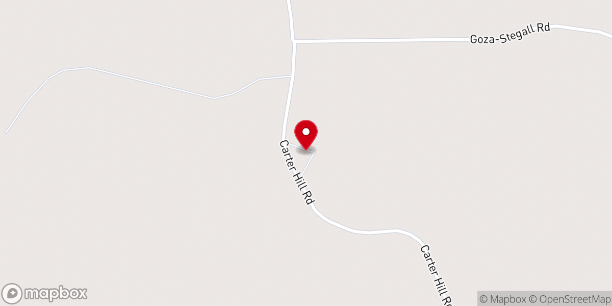 Map showing location of Pleasant Ridge church UMC