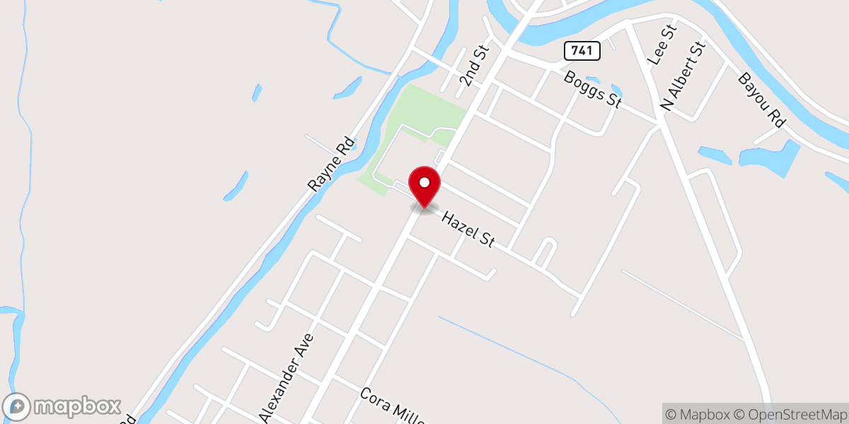 Map showing location of Sacred Heart of Jesus Church Parish