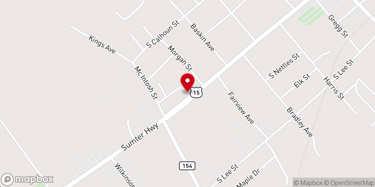 Map showing location of Saint John African Methodist Episcopal Church