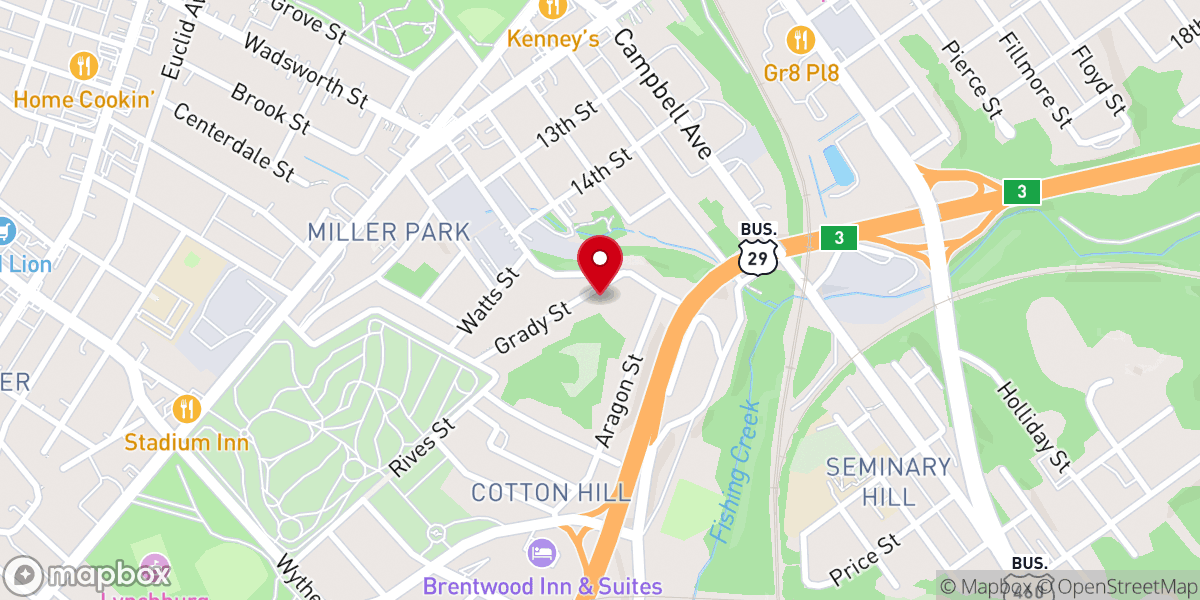 Map showing location of Promise Land Ministries