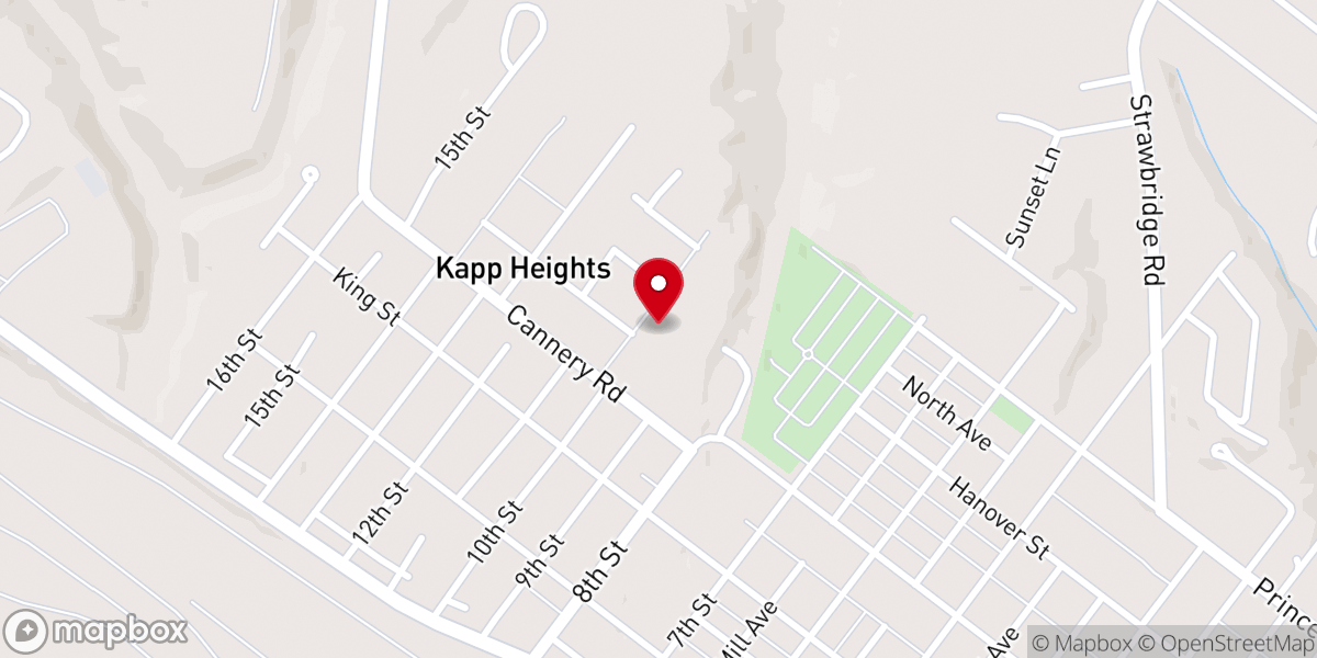 Map showing location of Amazing Grace Community Church
