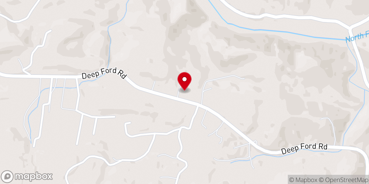 Map showing location of Emmanuel Baptist Church