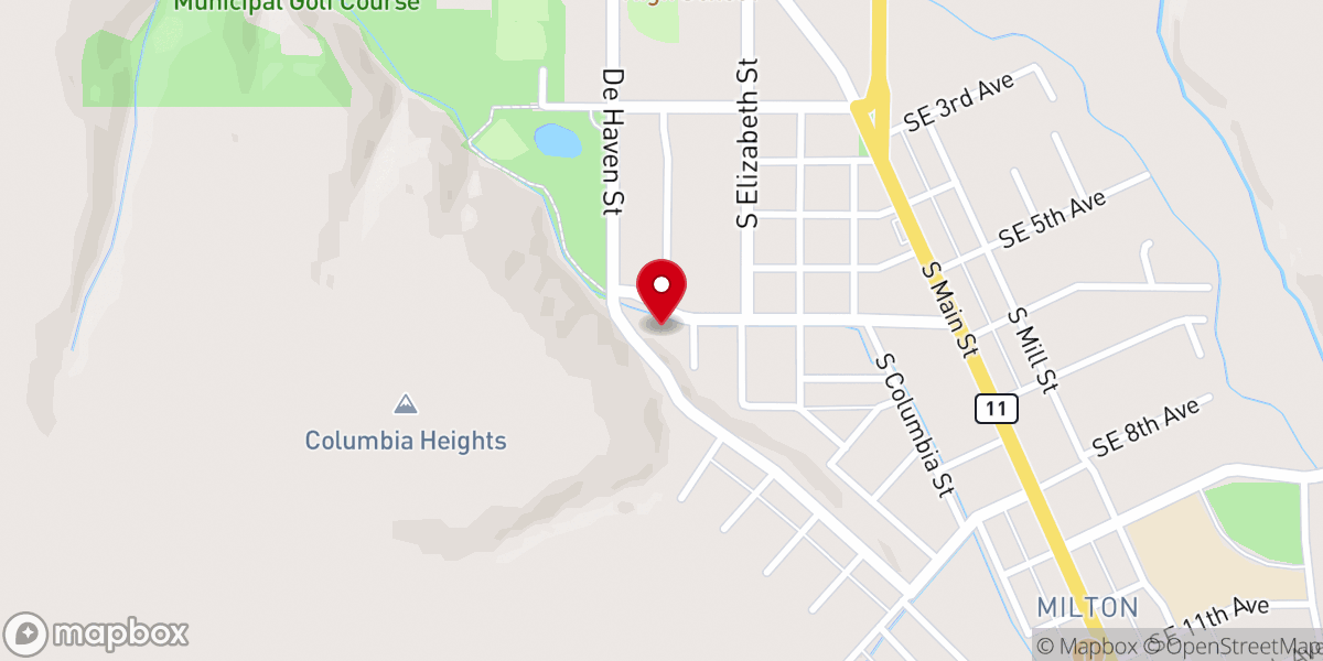 Map showing location of Christ the King Lutheran Church