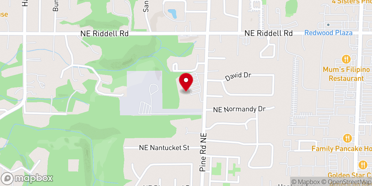 Map showing location of Holy Trinity Catholic Church
